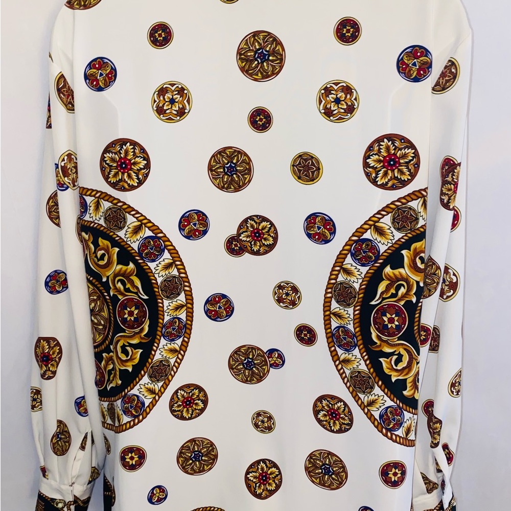 SK & Company Blouse * Versace Look * - Picture 2 of 12